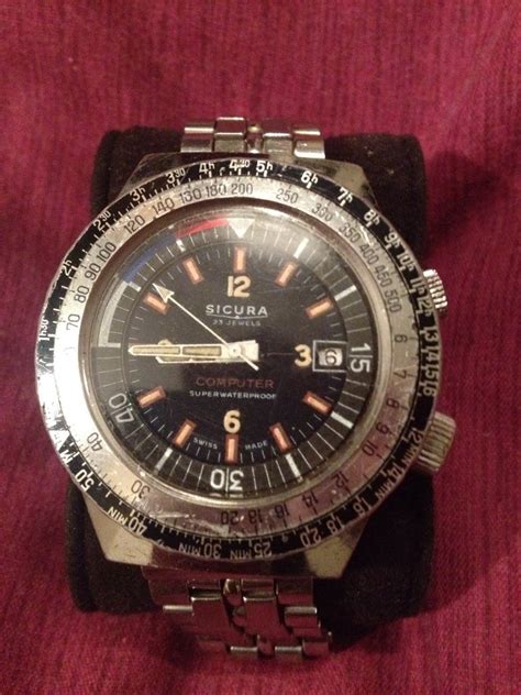 Sicura (Breitling) Computer Superwaterproof Diver 